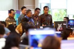 Presiden Jokowi Tinjau Layanan OSS BKPM
