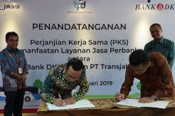 Kerjasama Layanan Perbankan Bank DKI dan PT Transportasi Jakarta