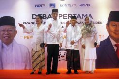 Dua Pasangan Capres dan Cawapres Tiba di Lokasi Debat