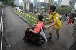 Pengunjung CFD Antusias Ikuti MRT-Bility