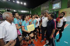 BTS Dukung Pembinaan Atlet Muda Bola Voli