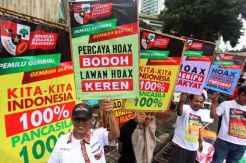 Gerakan Kebajikan Pancasila Gelar Aksi Pemilu Gembira Melawan Hoax