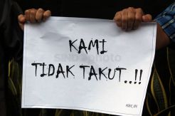 Wadah Pegawai KPK Gelar Aksi Solidaritas Melawan Teror