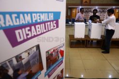 KPU Gelar Sosialisasi dan Simulasi Pemilih Penyandang Disabilitas
