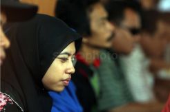 Aksi Damai Disabilitas Netra di Kemensos