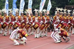 Marching Band Akpol Meriahkan Pembukaan Dies Natalis Unnes