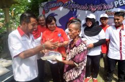 Caleg Perindo Semarang Gelar Bazar Murah di Kampung Gemah Barat