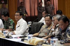 Wiranto Pimpin Rakor Pengamanan Tahapan Pemilu 2019