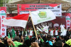 Puluhan Ribu Nahdliyin Meriahkan Harlah ke-96 NU di Semarang