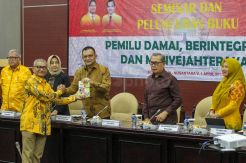 Peluncuran Buku Pemilu Damai, Berintegritas dan Menyejahterakan