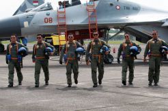 TNI AU Berikan Wing Penerbang Kehormatan Kepada KSAD dan KSAL