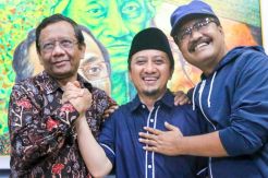 Ustaz Yusuf Mansur Temui Mahfud MD dan Gus Ipul