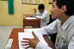Siswa Tunanetra Ikuti USBN