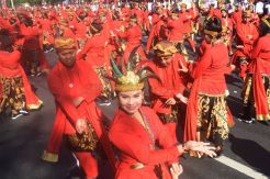 24.000 Peserta Joget Bareng Tari Semarangan Pecahkan Rekor Leprid