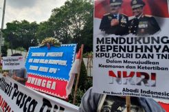 Aktivis Gelar Aksi Dukung KPU