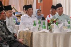 Presiden Jokowi Buka Puasa Bersama di Rumah Dinas Ketua DPR