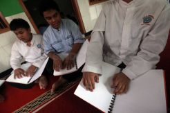 Melihat Suasana Pesantren Kilat di SLB-A Pembina Lebak Bulus