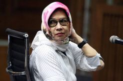 Mantan Dirut Pertamina Karen Agustiawan Bacakan Pledoi