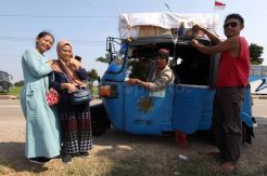 Mudik Asik Ala Muhtamil Si Sopir Bajaj