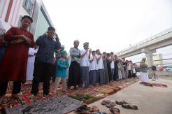 Ratusan Warga Kota Palembang Laksanakan Salat Ied Hari Ini
