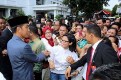 Presiden Jokowi Gelar Open House di Istana Negara Jakarta