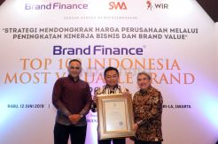 Telkom Raih Penghargaan Indonesias Most Valuable Brand 2019