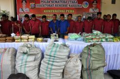 Polda Sumut Bekuk Bandar Sabu Jaringan Indonesia-Malaysia