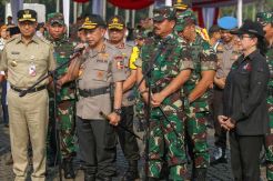 Polri-TNI Gelar Apel Kesiapan PAM PHPU