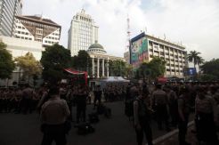 Pasukan Gabungan Polri-TNI Amankan Sidang Sengketa Pemilu di MK