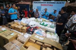 BNN Musnahkan Barang Bukti Narkotika