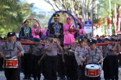 13 Personel Polri Ikuti Wisuda Purna Bhakti di Polda Sultra