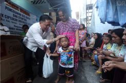Cegah Gizi Buruk dan Stunting, Gerkindo Gelar Bakti Sosial