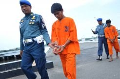 TNI AL Gagalkan Penyelundupan Ayam Adu Asal Thailand