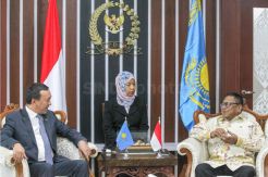 Bahas Kerjasama Bilateral, Duta Besar Kazakhstan Temui Ketua DPD RI