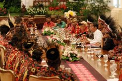 Presiden Jokowi Bertemu Tokoh Papua