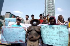 Mata Rantai Jurnalis Indonesia Gelar Aksi Sejuta Masker