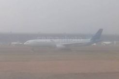 Bandara Soekarno-Hatta Diselimuti Kabut Asap