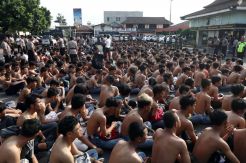 Polisi dan TNI Amankan Ribuan Pelajar di Tangerang
