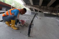 Pembangunan Skatepark di Kolong Fly Over Pasar Rebo
