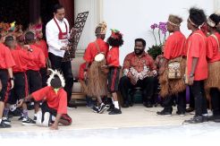 Presiden Jokowi Terima Anak-Anak Papua