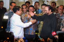 Prabowo Subiato Bertemu dengan Surya Paloh