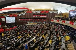 Ratusan Anggota MPR Penuhi Ruang Pelantikan Presiden dan Wapres