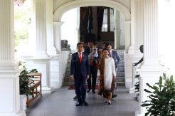 Presiden Jokowi Tinggalkan Istana Merdeka