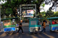 Relawan Gelar Nonton Bareng Pelantikan Presiden