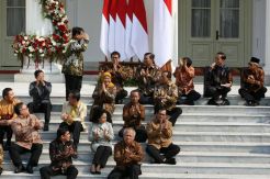 Presiden Jokowi Umumkan Susunan Kabinet Indonesia Maju