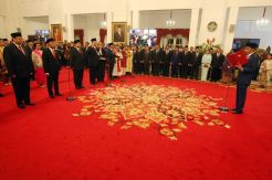 Presiden Jokowi Lantik Menteri Kabinet Indonesia Maju