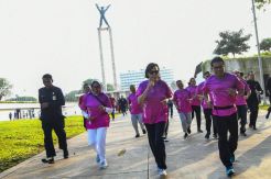 Menkeu Sri Mulyani Ikuti Oeang Run 2019