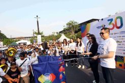 Chairman MNC Group Hary Tanoesoedibjo Melepas Peserta Eco Fun Walk