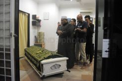 Jenazah Pebalap Afridza Syach Munandar Disalatkan
