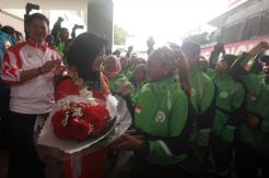 Mitra Gojek Iringi Keberangkatan Tim Indonesia SEA Games 2019